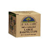 Bageforme large ubleget 100% nedbrydelig - 60 stk