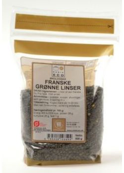Gr&oslash;nne linser af Dupuy typen &Oslash;kologiske - 500 gram
