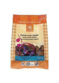 Solt&oslash;rrede dadler &Oslash;kologiske - 250 gram