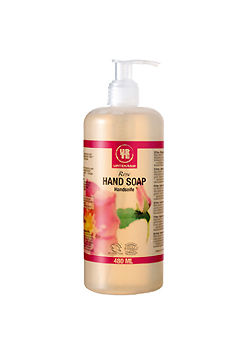Urtekram Flyd. H&aring;nds&aelig;be Rose - 480 ml.