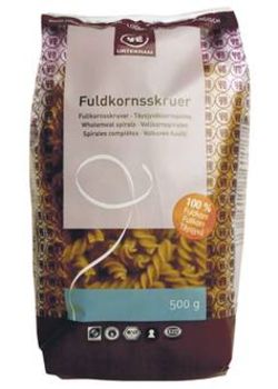 Skruer fuldkorn &Oslash;kologisk - 500 gram