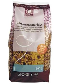 Fuldkornspasta Safari dyr &oslash;kologisk - 500 gram