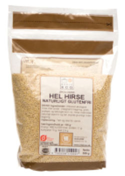 Hirse hel &Oslash;kologisk - 500 gram
