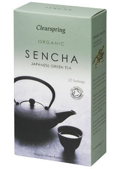 Clearspring sencha japansk gr&oslash;n te &Oslash;kologisk - 20 breve