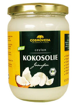 Cosmoveda Jomfru Kokosolie &Oslash;kologisk - 500 ml.