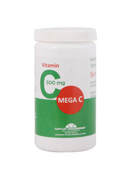 Mega C syreneutral 500 mg. (Naturdrogeriet) - 150 tabletter