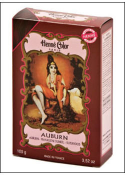 Henna Pulver Mahogni M&oslash;rk (Auburn) - 100 gram