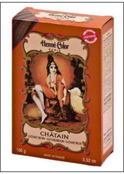 Henna Pulver Kastanje Brun - 100 gram