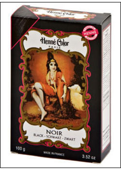 Henna Pulver Sort - 100 gram