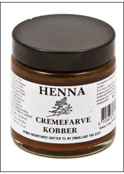 Henna Cremefarve  kobber - 140 ml.