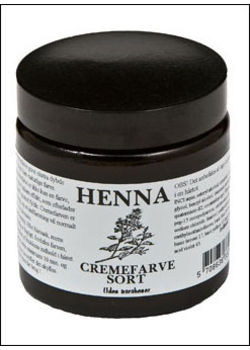 Henna Cremefarve Sort  - 140 ml.