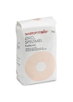 Speltmel fuldkorn Sk&aelig;rtoft M&oslash;lle &Oslash;kologisk - 1 kg.