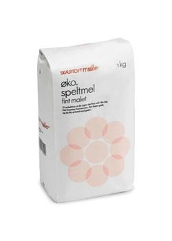Speltmel sigtet &Oslash;kologisk sk&aelig;rtoft M&oslash;lle - 1 kg.