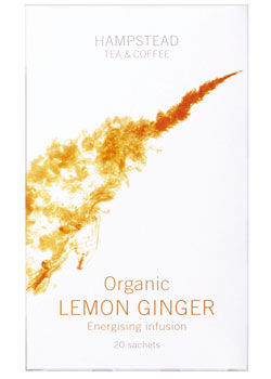 Hampstead Lemon Ginger Fairtrade &oslash;ko - 20 breve