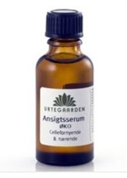 Ansigtsserum Urtegaarden &Oslash;kologisk - 30 ml.