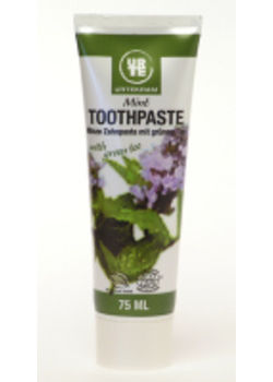 Urtekram Gr&oslash;n te tandpasta - 75 ml.
