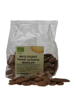 Mandler ristede/saltede &Oslash;ko. Biogan - 100 gram