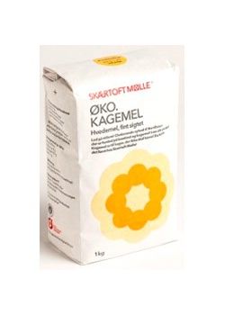 Sk&aelig;rtoft M&oslash;lle Kagemel - fint sigtet hvede &Oslash;kologisk - 1 kg.