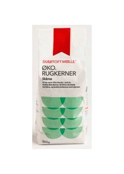 Sk&aelig;rfoft M&oslash;lle Rugkerner sk&aring;rne &Oslash;kologiske - 500 gram