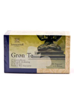 Gr&oslash;n te - &Oslash;kologisk (Sonnentor) - 20 Breve