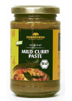 Cosmoveda Mild Curry Paste &Oslash;kologisk - 235 gram