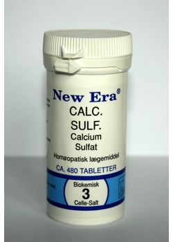 New Era cellesalt nr. 3 calc. sulph - 480 tabl.