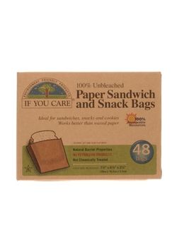 Sandwich poser ublegede 100% nedbrydelig - 48 stk