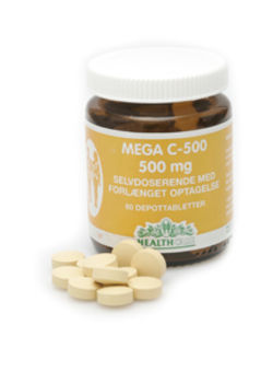 Mega C 500 mg Health Care - 150 tabletter