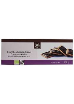 Franske chokoladekiks &Oslash;kologiske - 150 gram