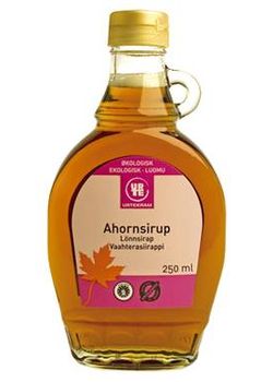 Ahornsirup &Oslash;kologisk - 250 ml.