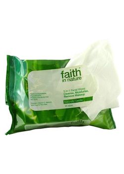Faith in Nature Wipes - "3 i en" renseservietter - 25 stk.