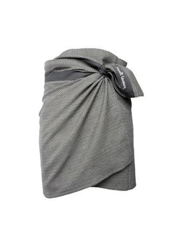 Viskestykke/forkl&aelig;de dark grey &oslash;ko bomuld