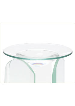 Glas sk&aring;l (klar) til duftlampe