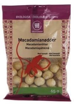 Macadamian&oslash;dder m. havsalt &Oslash;kologiske - 65 gram