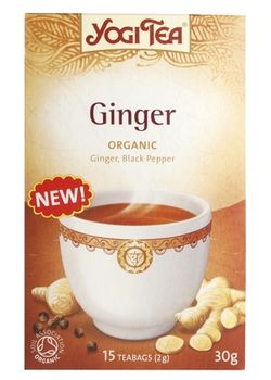 Yogi Tea ginger &Oslash;kologisk - 15 breve