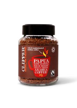 Clipper Instant Kaffe Papua New Guinea &Oslash;kologisk - 100 gram