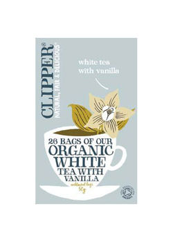 Clipper Hvid te m. Vanille &Oslash;kologisk - 20 breve