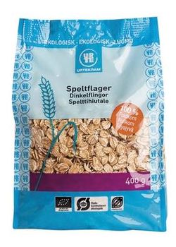 Spelt flager &oslash;kologiske - 400 gram