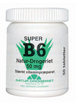 Super B6 vitamin (Natur-drogeriet) - 50 tabletter