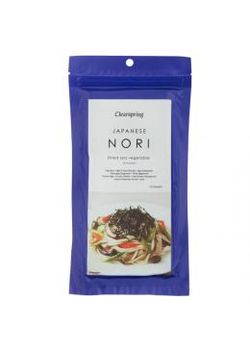 Clearspring Nori plader - r&aring; (10 plader) - 25 gram