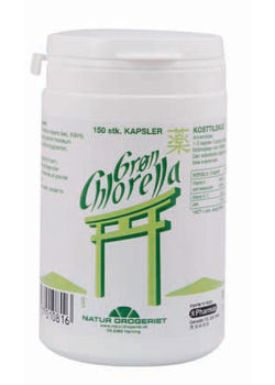 Chlorella Gr&oslash;n 350 mg. (Naturdrogeriet) - 150 kapsler