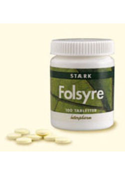 Folsyre (folinsyre) - 400 mcg. - 90 tabl.
