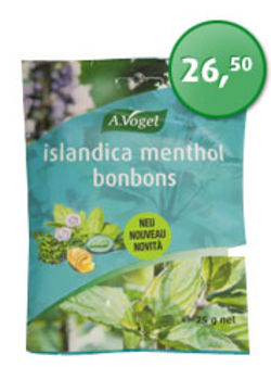 Islandica menthol bonbons A. Vogels - 75 gram
