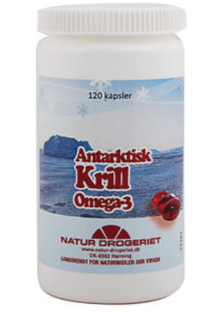 Krill Omega-3, Antarktisk 500 mg. - 120 kapsler