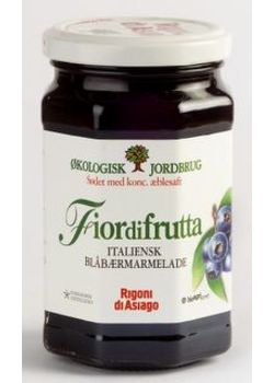 Marmelade bl&aring;b&aelig;r Italiensk &Oslash;kologisk - 250 gram