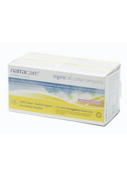 Natracare Tamponer Super m. hylster  - 16 stk