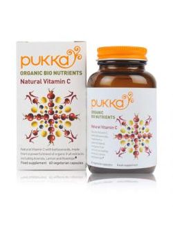 Pukka C-vitamin Naturlig &Oslash;ko. - 60 kapsler