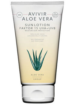 AVIVIR Aloe Vera Sun Lotion SPF 15 70 % - 150 ml.