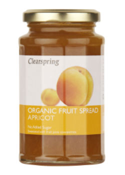 Clearspring Marmelade abrikos u. tilsat sukker &Oslash;ko. - 290 gram