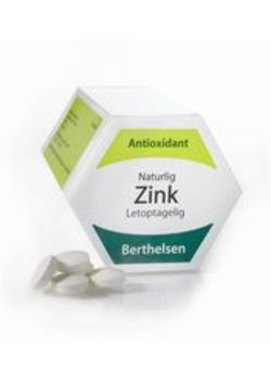 Zink 20 mg. H. Berthelsen - 120 tabletter.